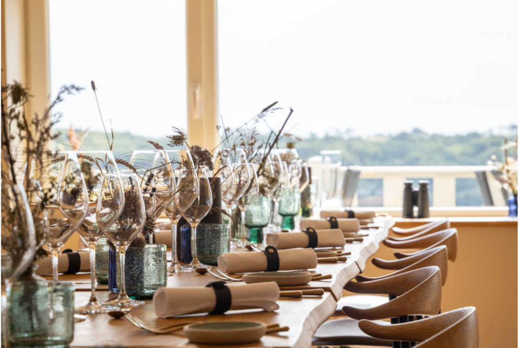 Restaurant med usigt Restaurant Bramslev Bakker